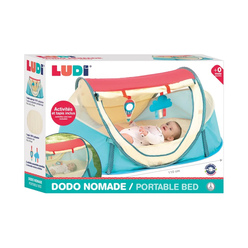 Lit bébé nomade Dodo Montgolfière Ludi