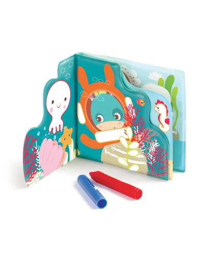 Colouring bath book from 18 months Ludi