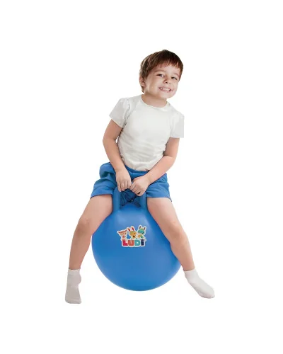 Bounce ball blue 45 cm from 3 years Ludi