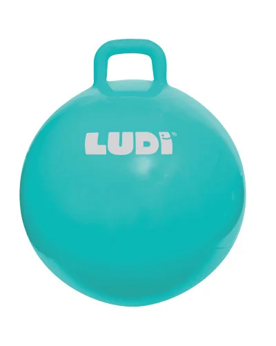 Pelota saltarina XXL azul para niños Ludi