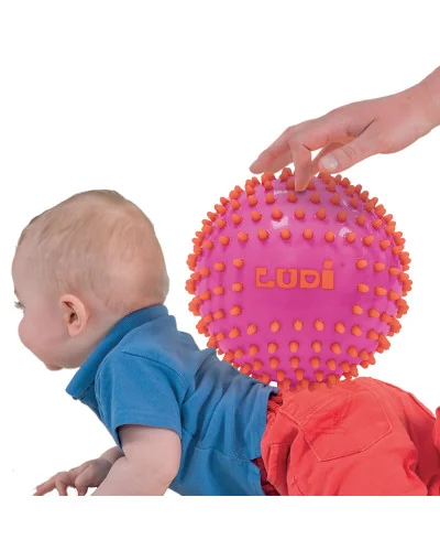 Pelotas sensoriales rosas lote de 3 Ludi