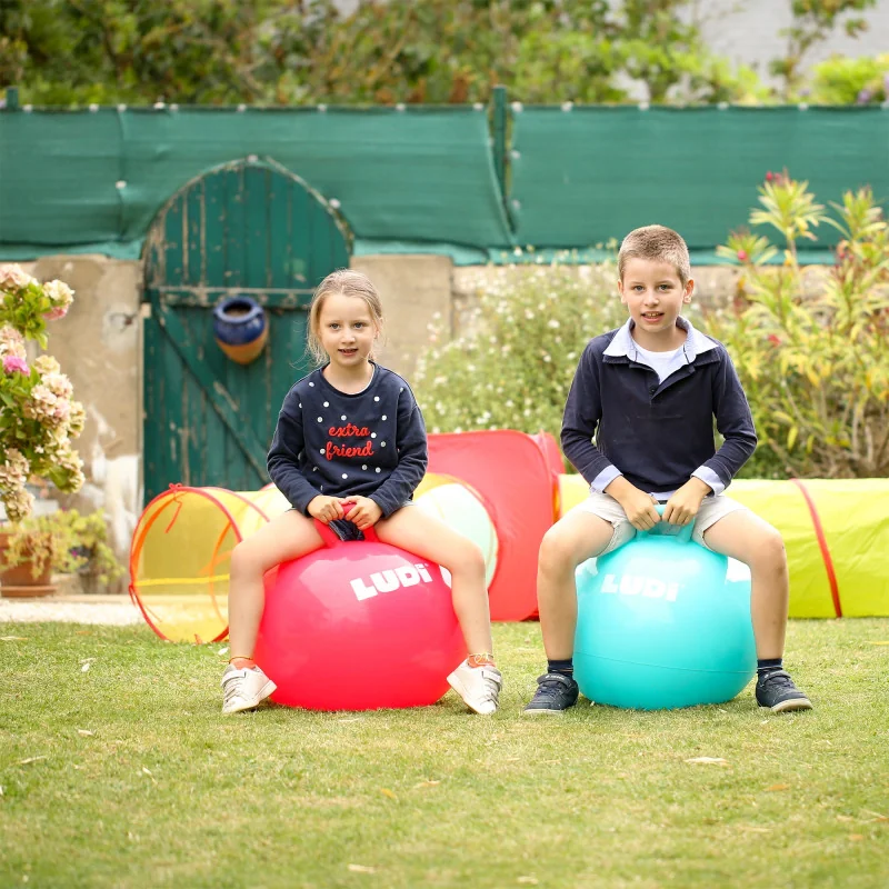 Ballon Sauteur XXL Bleu LUDI