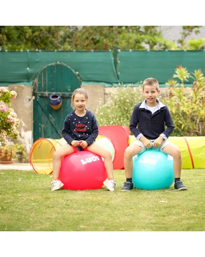 Ballon sauteur xxl rouge ludi