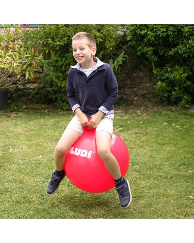 Ballon sauteur xxl rouge ludi