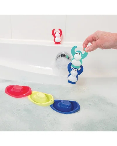 Coffret de bain bateaux et gobelets empilables Ludi