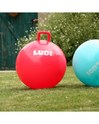 Ballon sauteur xxl rouge ludi