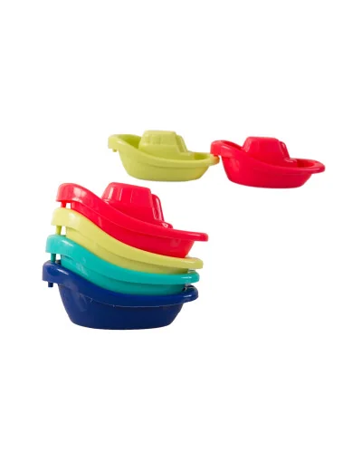 Set de baño barcos y vasos apilables Ludi