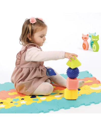 Coffret d’activités tapis quilles et formes Ludi