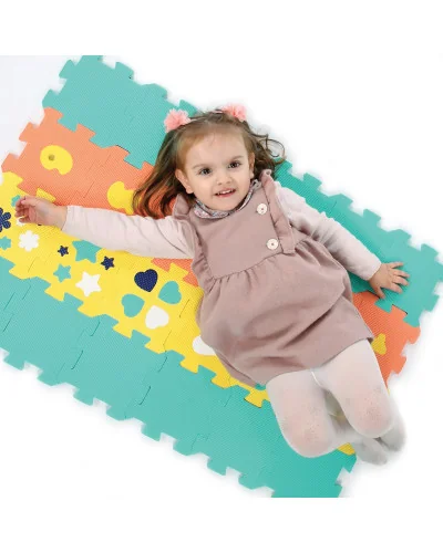 Activity set mat skittles and shapes Ludi