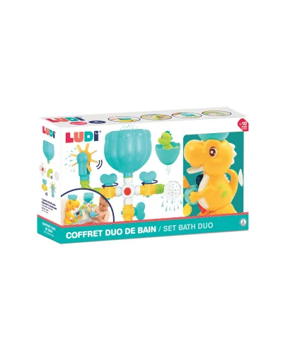 Set de baño dinosaurios desde 10 meses Ludi