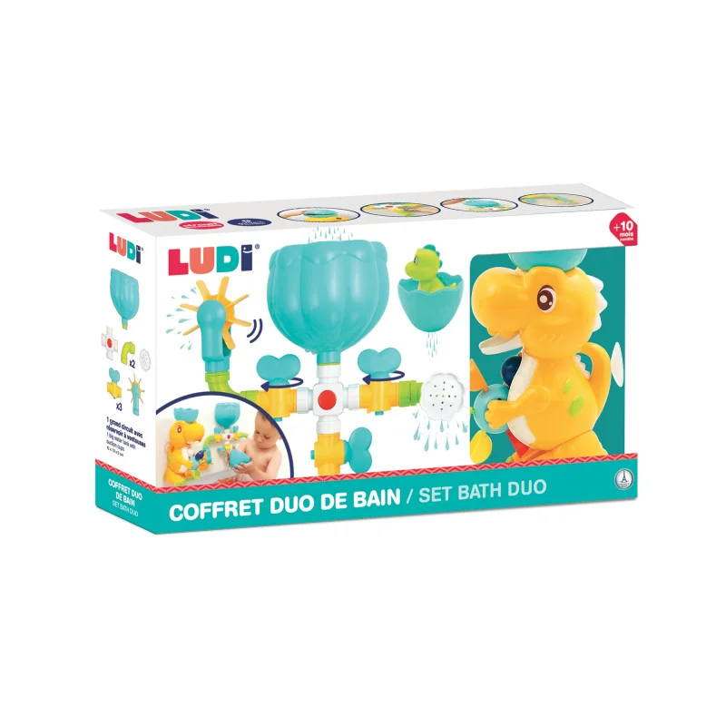 Coffret de bain dinosaures dès 10 mois Ludi Coffret de bain dinosaures dès 10 mois Ludi