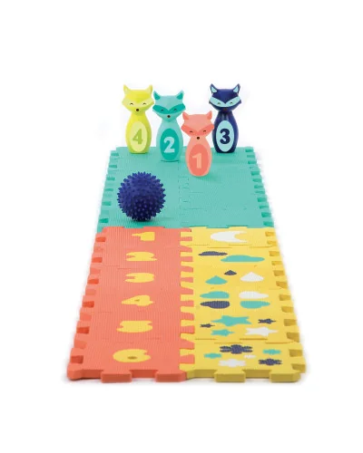 Coffret d’activités tapis quilles et formes Ludi