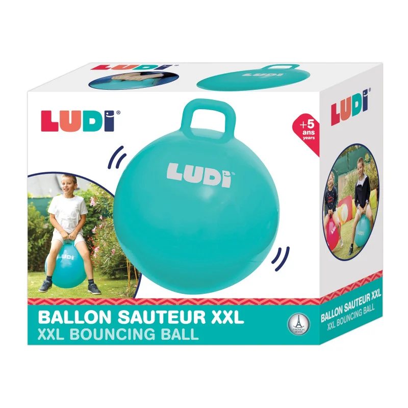 Kids' bounce ball XXL blue Ludi
