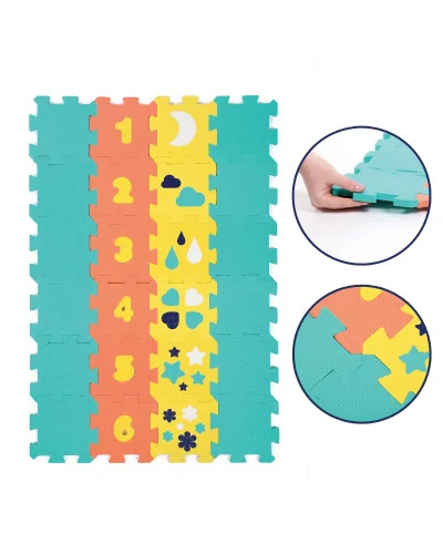 Activity set mat skittles and shapes Ludi