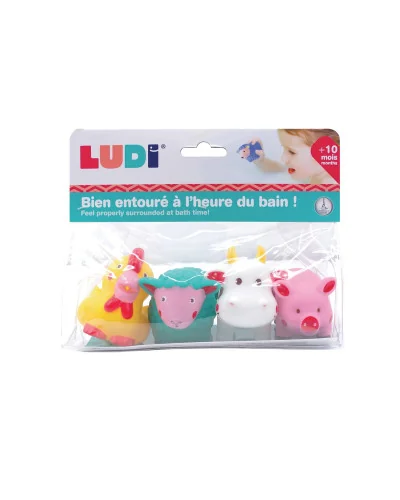Aspergeurs " Ferme " Jouets de Bain Ludi | la maison du bebe