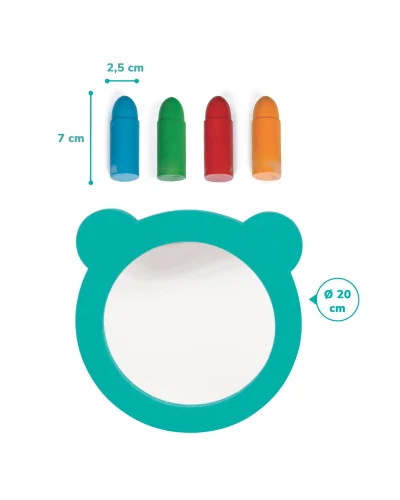 Jeu de bain Aquacolor à dessiner et effacer Ludi