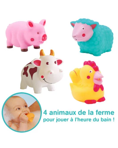 Jouet de bain Aspergeurs Ferme dès 10 mois Ludi