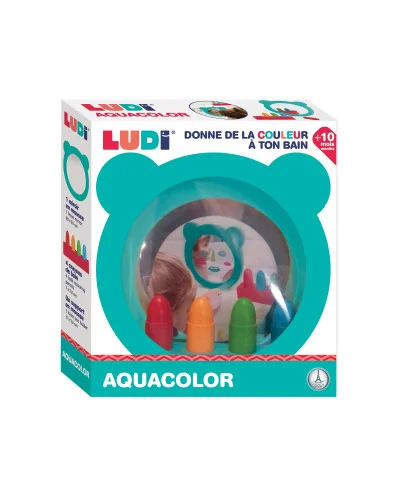 Aquacolor draw-and-wipe bath game Ludi