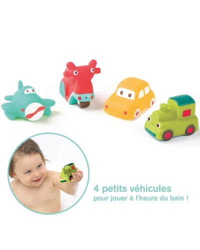 Transport squirters bath toy from 10 months Ludi