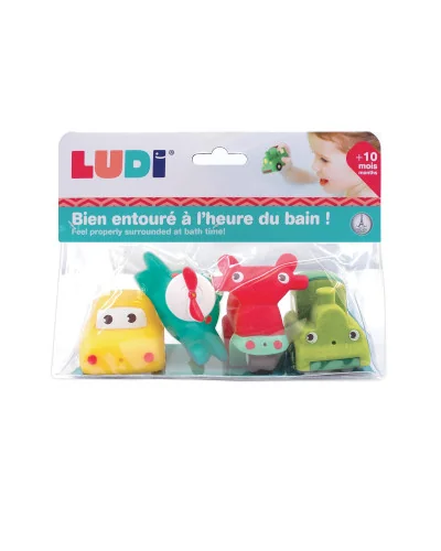 Transport squirters bath toy from 10 months Ludi