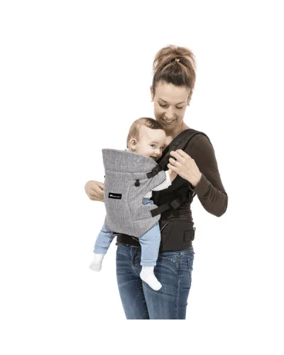 Mochila portabebés evolutiva 4 posiciones GO4 Black Bébé Confort