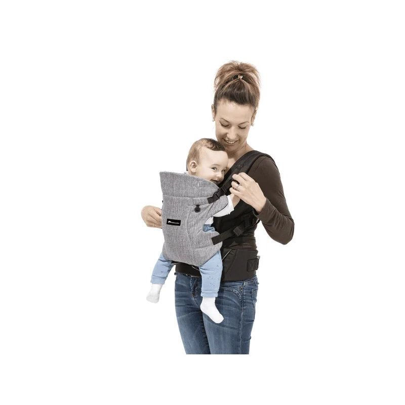 Mochila portabebés evolutiva 4 posiciones GO4 Black Bébé Confort