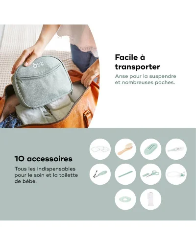 Trousse de soins bébé Matcha Green Babymoov