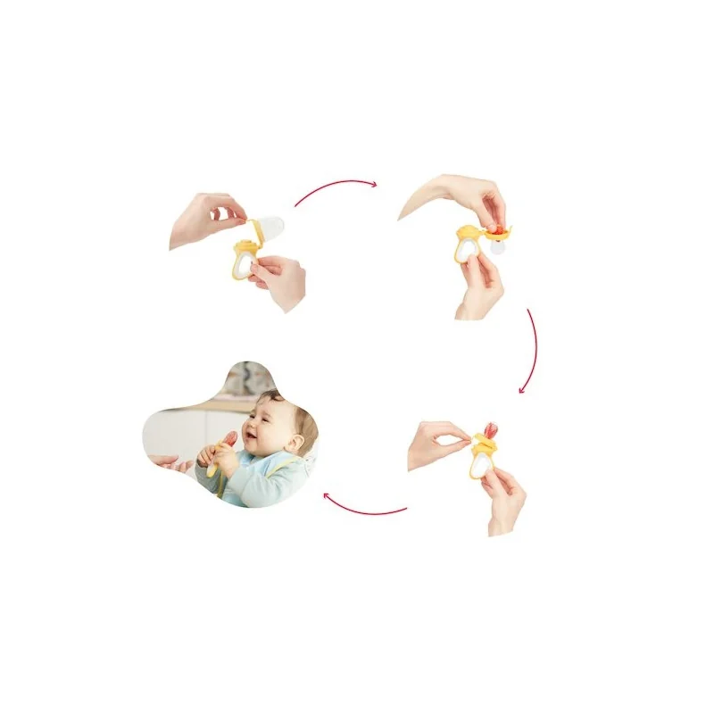 Sucette en silicone Grignoteuse Badabulle | la maison du bebe