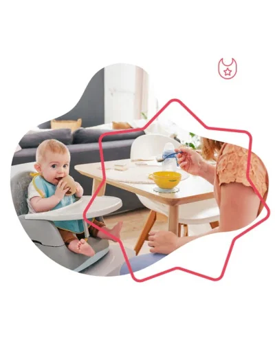 Lot de 3 bols bébé Fun Colors avec couvercles et ventouse, Badabulle