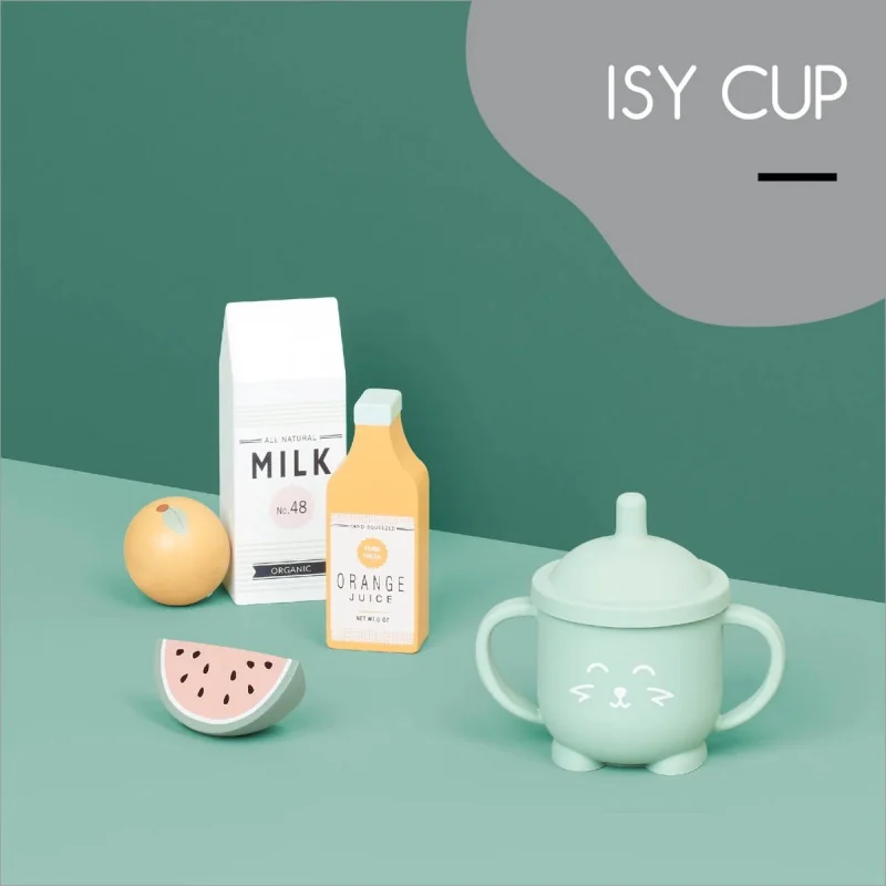 Tasse à Paille ISY Renard en Silicone BABYMOOV