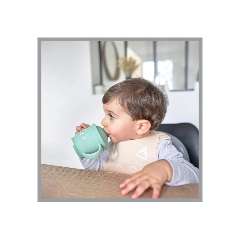 Tasse à Paille ISY Renard en Silicone BABYMOOV