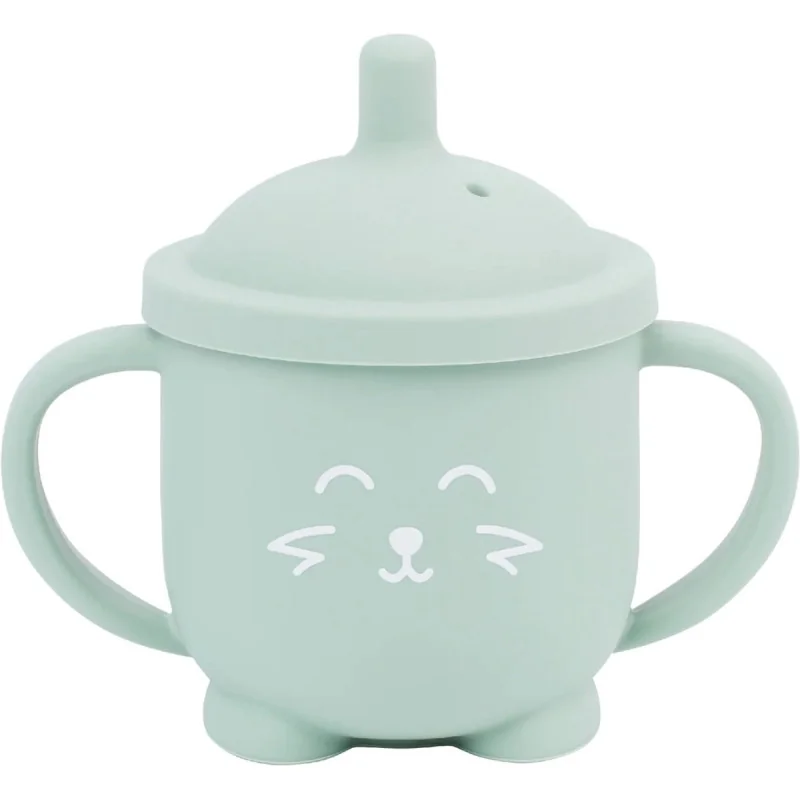 Tasse à paille Isy renard en silicone Babymoov