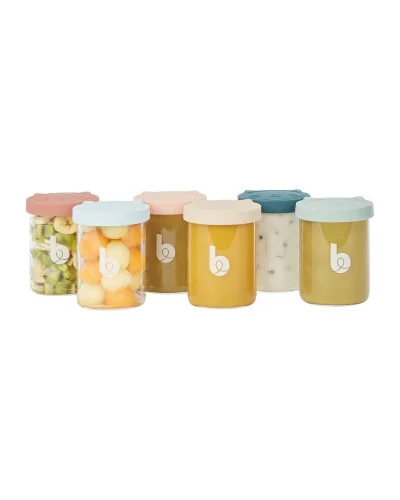 Pots de conservation en verre Isy Bowls 6 x 250 ml Babymoov