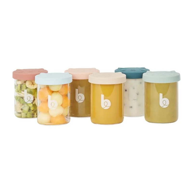 Pots de conservation en verre Isy Bowls 6 x 250 ml Babymoov