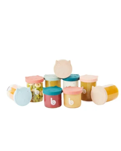 Tarros de conservación de vidrio Isy Bowls 6 x 250 ml y 3 x 120 ml Babymoov