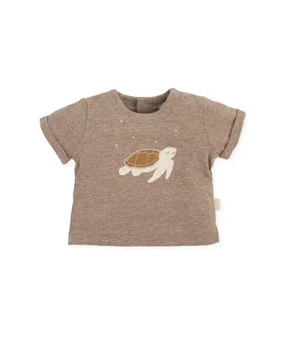 Camiseta manga corta topo bordado tortuga Nemo bebé Tutto Piccolo