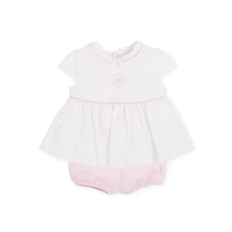 Campanilla girls' short-sleeved 2-piece set pink Tutto Piccolo