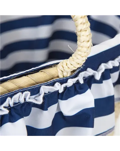 Bolso de playa de rafia Verano Azul Tutto Piccolo
