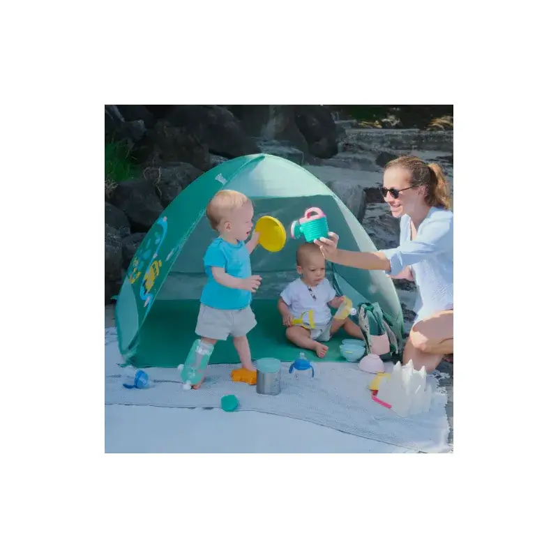 Children's anti-UV tent green Badabulle