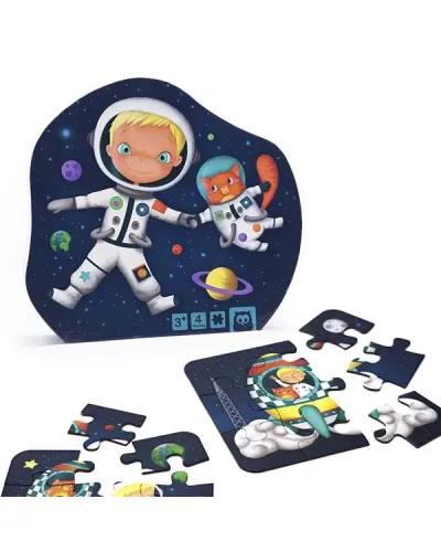 Puzle evolutivo 4 en 1 Astronaute desde 3 años Eurekakids