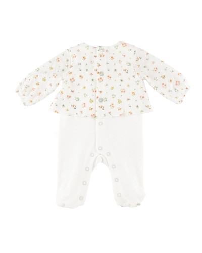 Grenouillère en coton Essentials 3 mois beige Pureté du bébé