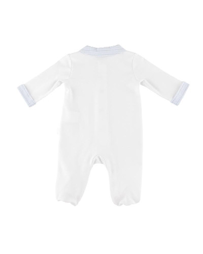 Grenouillère en coton Essentials 268 1 mois blanc Pureté du bébé