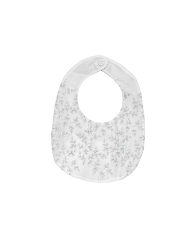 Bavoir Essentials feuille gris Pureté du bébé