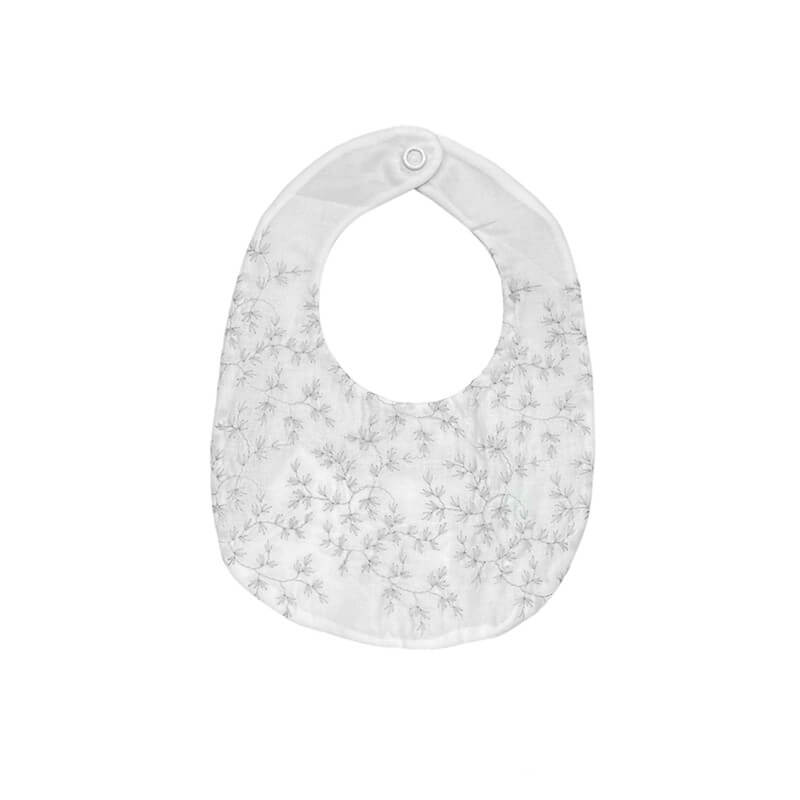 Bavoir Essentials feuille gris Pureté du bébé