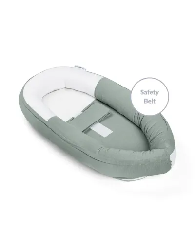 Réducteur de lit Cocoon Tetra Jersey Green Doomoo