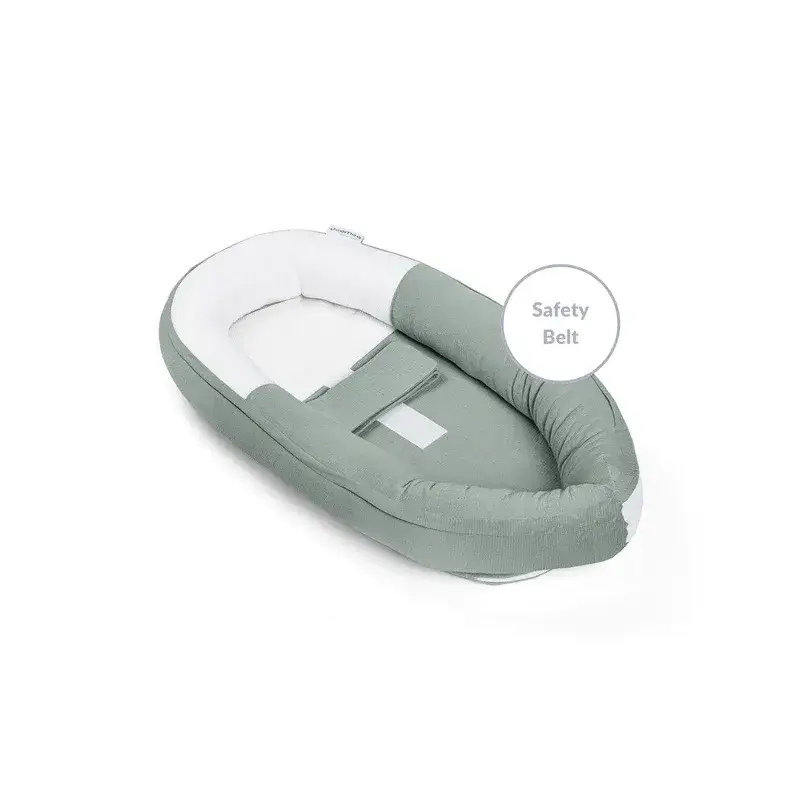 Réducteur de lit Cocoon Tetra Jersey Green Doomoo