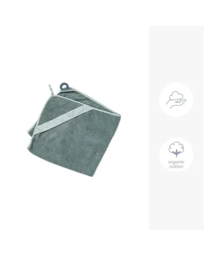 Cape de bain XL Dry’n Play Tetra Jersey Green Doomoo