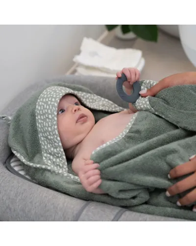 Cape de bain XL Dry’n Play Tetra Jersey Green Doomoo