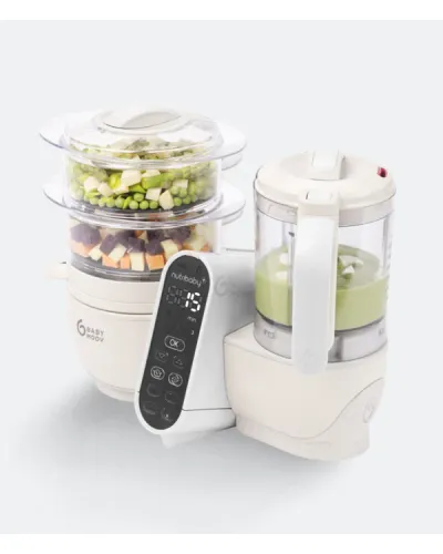 Robot cuiseur vapeur Nutribaby(+) Mineral Beige Babymoov