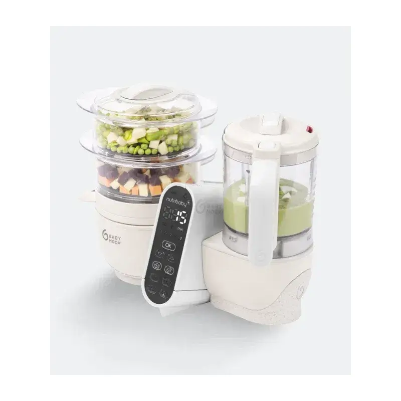 Robot cuiseur vapeur Nutribaby(+) Mineral Beige Babymoov